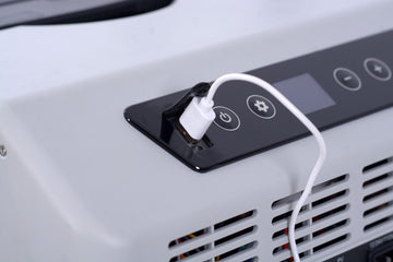 Lada Frigorifica Portabila cu Compresor, RONIC FCR-30A, 30 litri, functie Bluetooth + Baterie